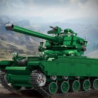 Tiger Tank Camouflage Building Blocks