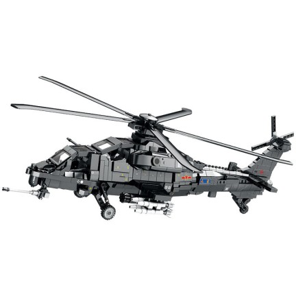 Black Hawk Commando Precision Helicopter Building Blocks
