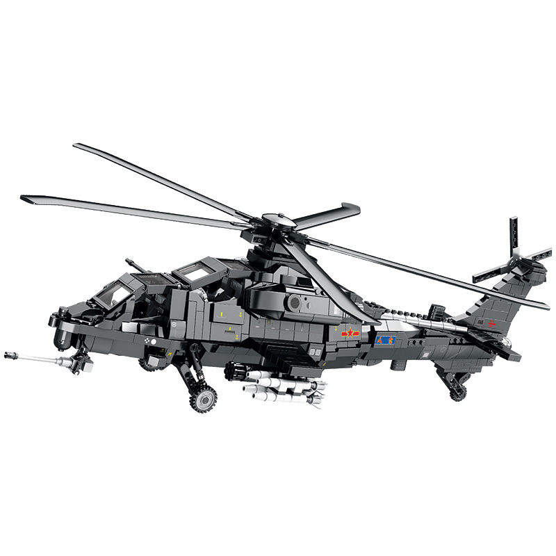 Black Hawk Commando Precision Helicopter Building Blocks