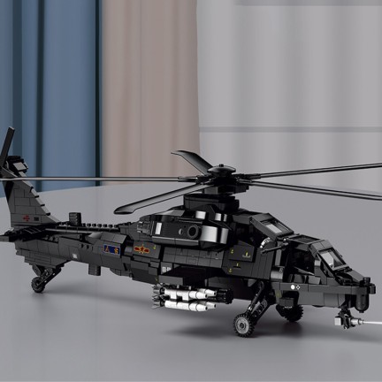 Black Hawk Commando Precision Helicopter Building Blocks