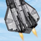 Attack aircraft DIY jet fighter building blocks