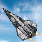 Attack aircraft DIY jet fighter building blocks