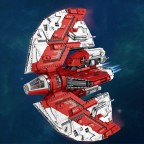 Interstellar spaceship battle large building blocks