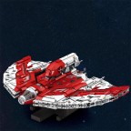 Interstellar spaceship battle large building blocks