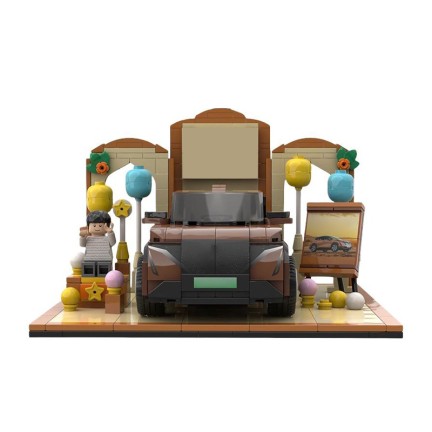 City Street Scene Car Building Blocks Educational Set