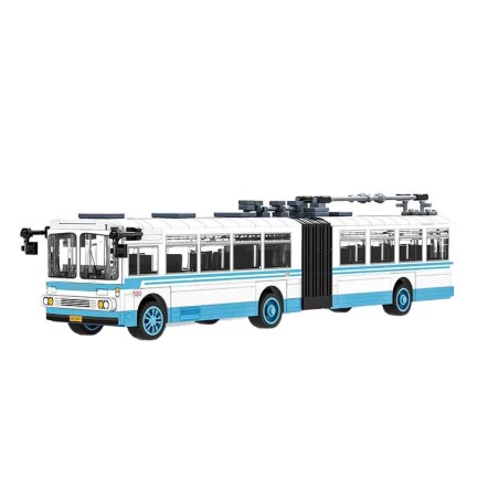 City public transportation educational building block set