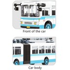 City public transportation educational building block set