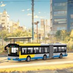 City public transportation educational building block set