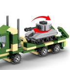 Military armored personnel carrier building blocks