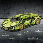 Advanced technical sports car building blocks