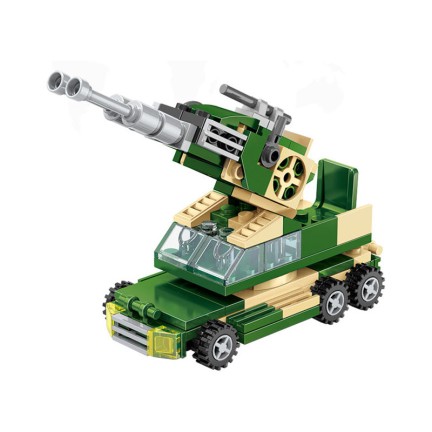 Children's military anti-aircraft artillery building blocks