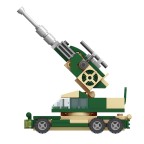 Children's military anti-aircraft artillery building blocks