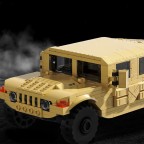 Hummer off-road vehicle building block model