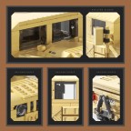 Hummer off-road vehicle building block model