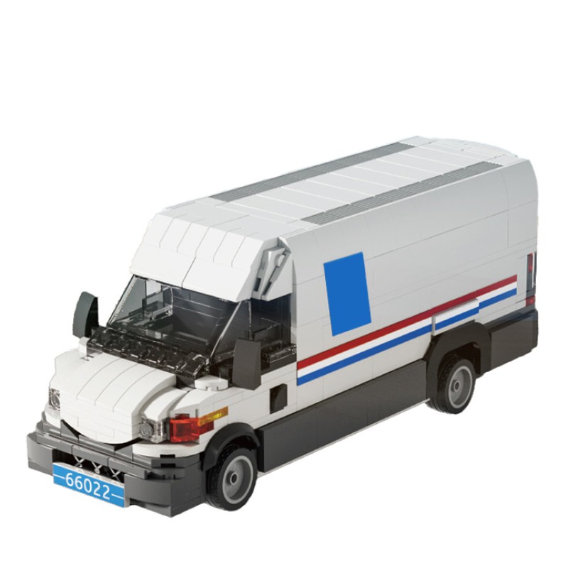 Iveco transport truck DIY building block assembly