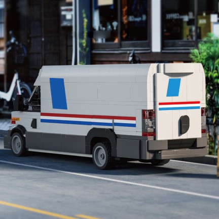 Iveco transport truck DIY building block assembly