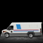 Iveco transport truck DIY building block assembly