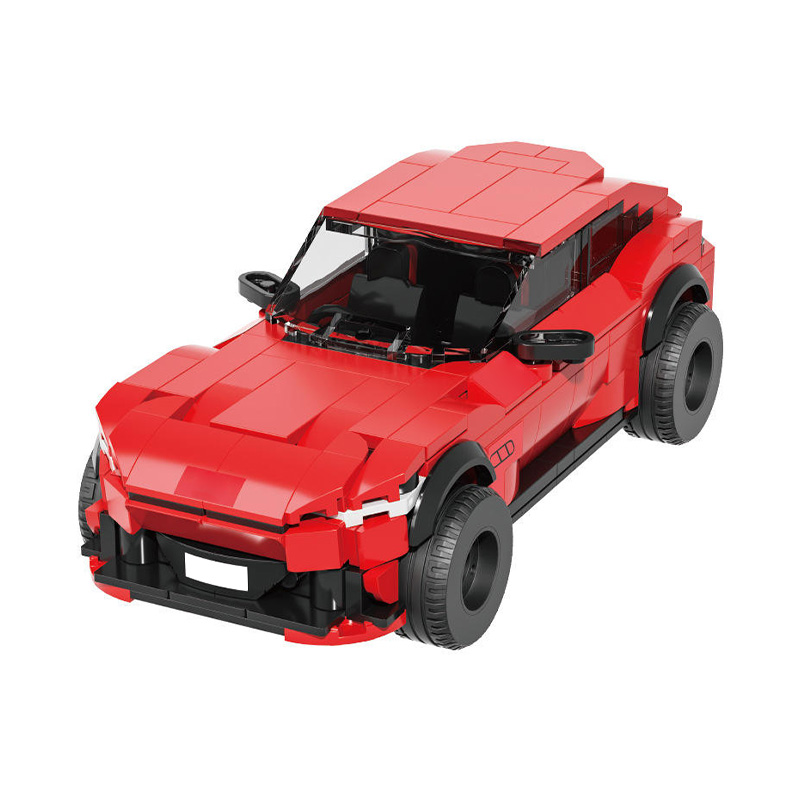 Electrostatic small particle building block car DIY assembly