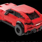 Electrostatic small particle building block car DIY assembly