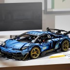 Lightning-fast sports car building block set