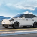 Urban-themed DIY building block car kit