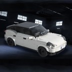 Urban-themed DIY building block car kit