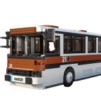 Retro-style classic car building block set