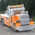 Heavy-duty tow truck building blocks