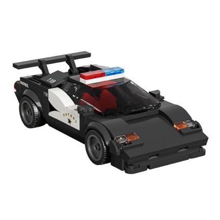 Cruiser Police Racing Car Building Blocks