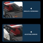 Cruiser Police Racing Car Building Blocks