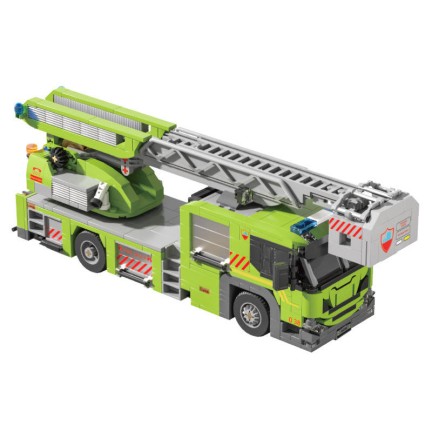 Ladder rescue rotating fire truck building blocks