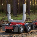 American classic cargo truck building block set