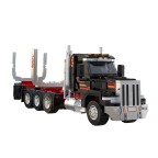 American classic cargo truck building block set