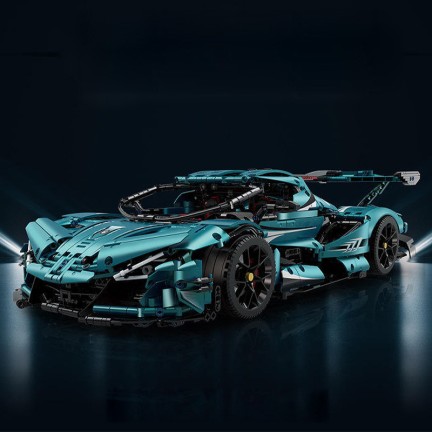 High-speed supercar building block assembly